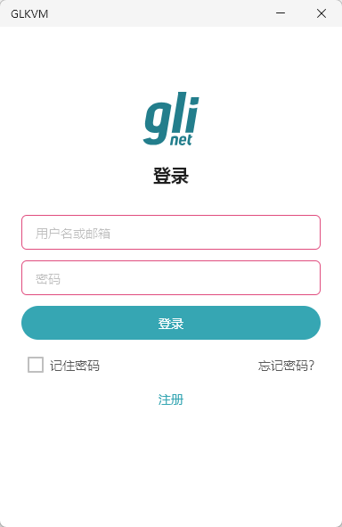 登陆界面